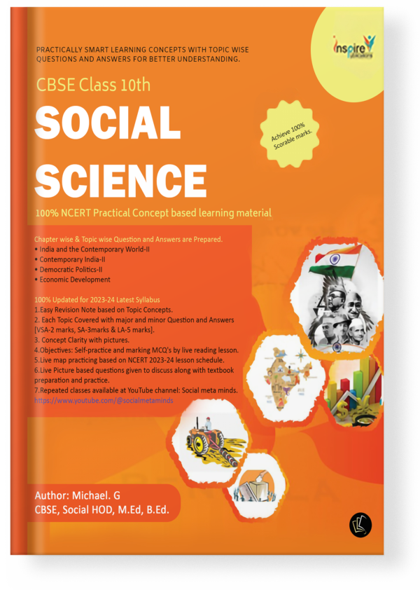 CBSE Class 10th SOCIAL SCIENCE 100% NCERT Practical Concept based Learning Material